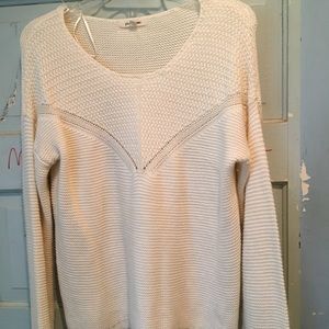 Cream sweater by pink rose - size small